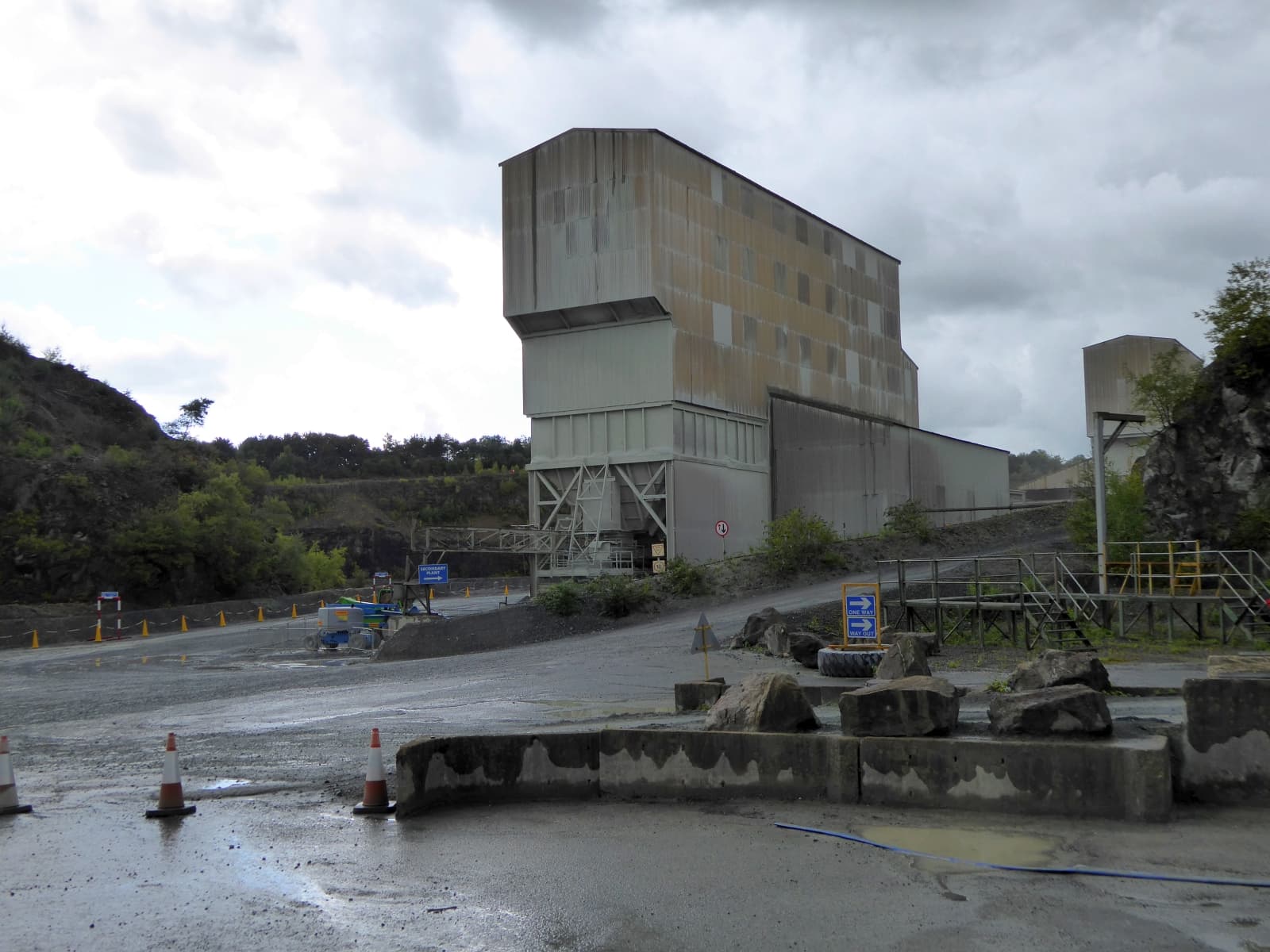 Processing facilities at Greystone Quarry — illustrative industry photograph